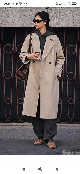 Пальто оверсайз Zara, розмір L