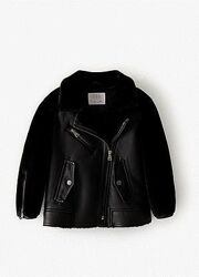 Куртка-дублянка-косуха  дитяча Zara, розмір 140-152