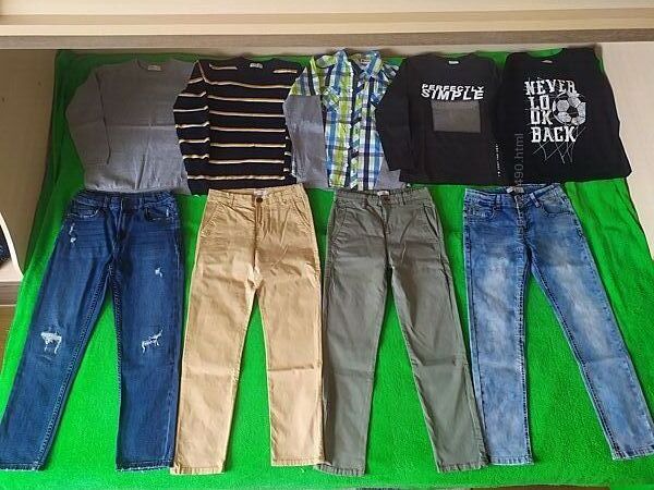 Фирменные регланы, свитера, рубашка, джинсы, брюки на 140-146 см 9-10 л.