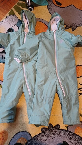 Б/в зимові комбінезони фірми Lupilu для двійні. Розмір 104