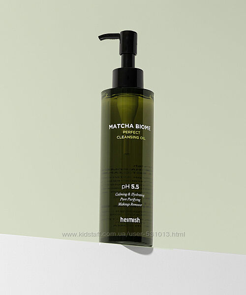 Гідрофільна олія для обличчя з екстрактом матчі Heimish Matcha Biome Perfec