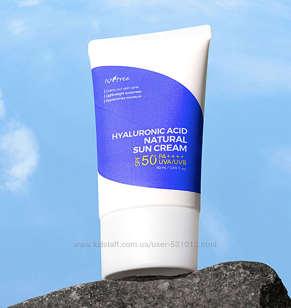 Солнцезащитный крем Isntree Hyaluronic Acid Natural Sun Cream SPF 50PA