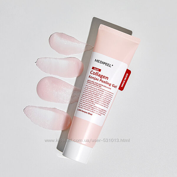Гель-пілінг для обличчя Medi-Peel Red Lacto Collagen Konjac Peeling Gel
