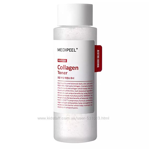 Тонер з колагеном Medi-Peel Red Lacto Collagen Soothing Essence Toner 200м