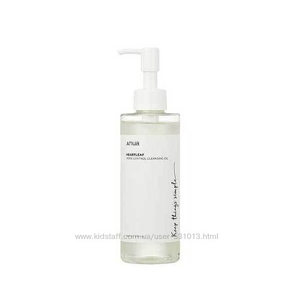 Гідрофільна олія з хауттюйнією Anua Heartleaf Pore Control Cleansing Oil
