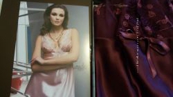 Изысканный итальянский пеньюар фирмы Andra, Л, ХЛ цвет рубин