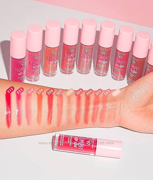 Блеск для губ Golden Rose Plumped Lips Lip Plumping Gloss 