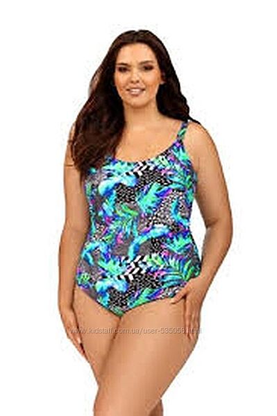 купальник суцільний чорний з утяжкою великого розміру 62 / 28 батал 