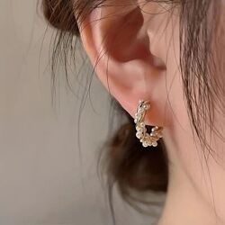 Сережки з бусинами