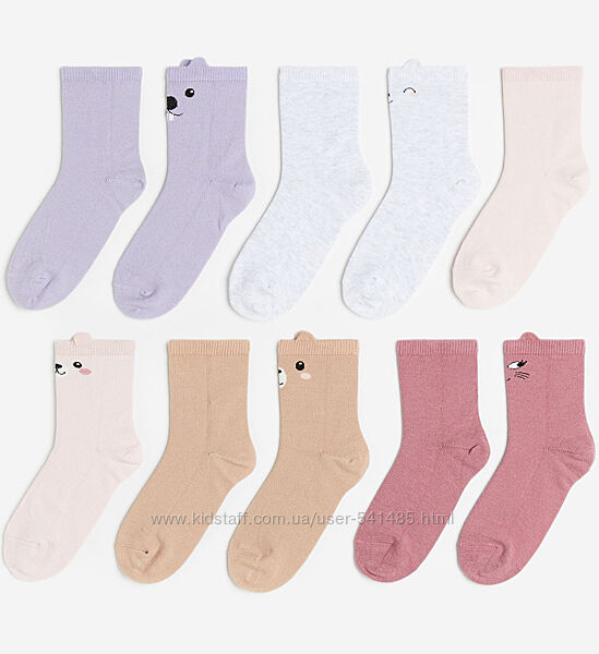 Шкарпетки для дівчинки H&M, р.34-36