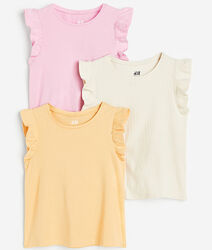 Футболки для дівчинки H&M.