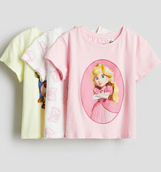 Футболки для дівчинки H&M.