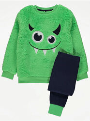 Піжами теплі й тонкі, сліпи хлопчикам George, H&M, Carters
