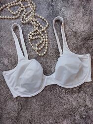 80E белый легкий мягкий бюстгальтер на косточках Bodique Hunkemoller