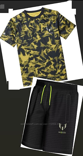 костюм шорти/футболка Adidas Messi OAP TeeKnit, р. М11-12 р. , набор, шорты