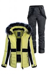 Женский лыжный костюм FREEVER 21620-542 розовый желтый