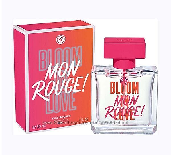 Парфюмированная вода Bloom in Love Mon Rouge от Ив Роше,30 ml