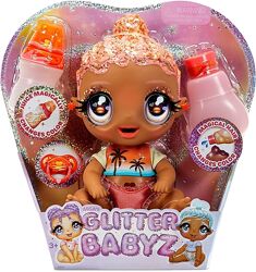 Кукла пупс MGA&acutes Glitter babyz Solana с блёстками оригинал 