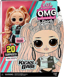 Кукла лол lol surprise OMG sports Fashion Doll Kicks Babe оригинал от MGA 