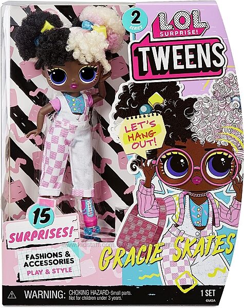 Кукла лол lol surprise tweens series 2 Gracie Skates MGA 