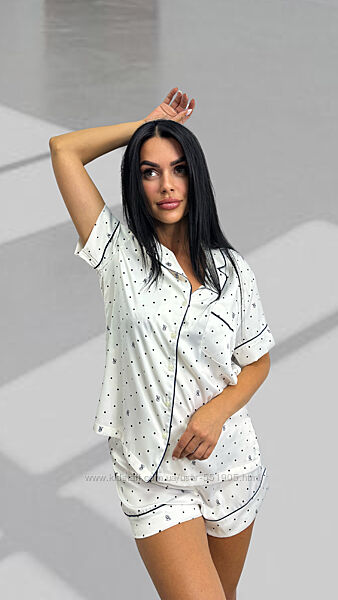 Сатинова піжама Вікторія Сікрет оригінал