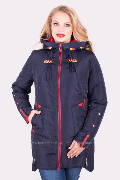 Осенняя женская куртка Софт Водоотталкивающая плащевка Два цвета Рры 50- 60