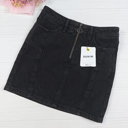 Стильная джинсовая юбка от New look 9 лет, 134 см.