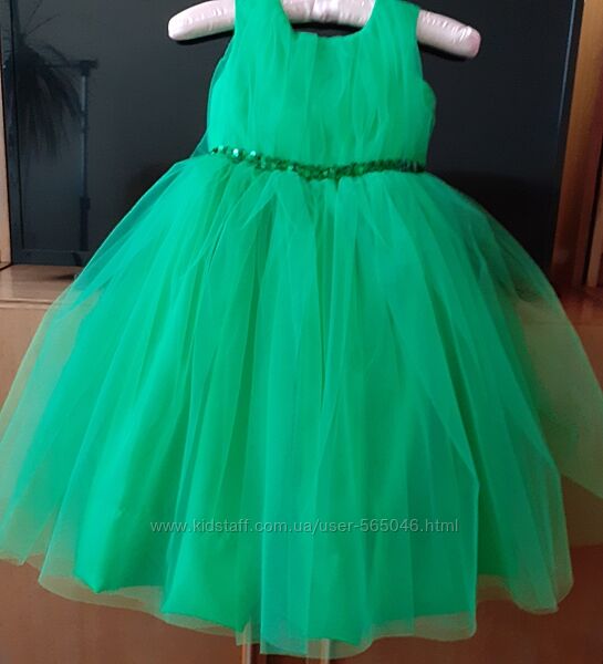 Зелена Святкова сукня ялинка.