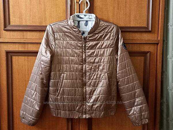 Демісезонна куртка для дівчинки р.128- р.134