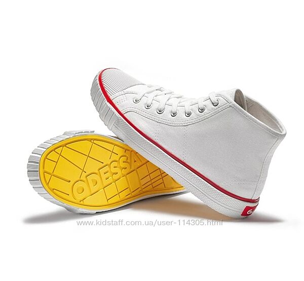 Жіночі білі коттонові кеди від українського виробника