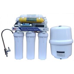 Фільтр для води. Зворотній осмос з помпою, мотором Ro-6p с мінералізатором