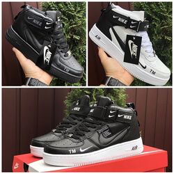Женские демисезонные высокие кроссовки Nike Air Force р. 36-41 р