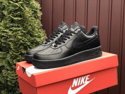 Жіночі демісезонні  кросівки nike air force р. 36-41 чорні с