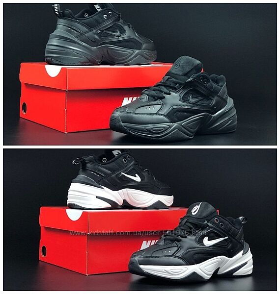 Підліткові демісезонні кросівки Nike M2K Tekno чорні