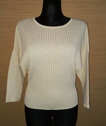 Кофта в рубчик бежева Massimo Dutti р. S