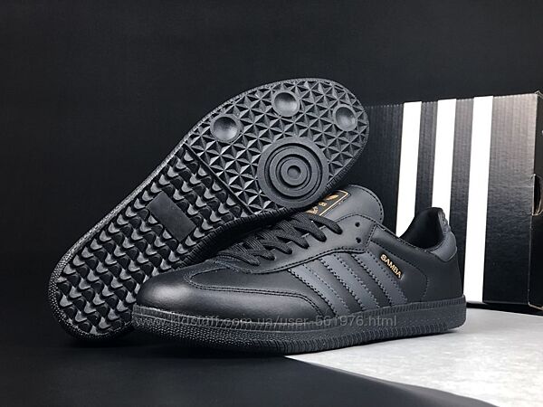 Чоловічі кросівки Adidas Samba чорні 