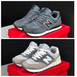 Жіночі-підліткові замшеві кросівки New Balance 574 classic