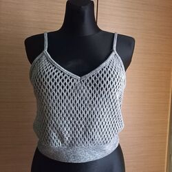 Стильний ажурний топ zara р. с-м