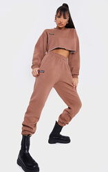 Утепленные штаны джоггеры оверсайз начес бренд - PLT оригинал новые m-l