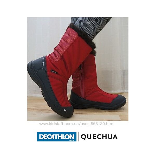 Термоботинки сапоги сноубутсы мембрана бренд - Quechua Waterproof Оригинал