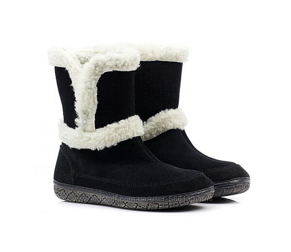 Зимние сапоги натуральная замша мех под овчинку - Golderr р.36