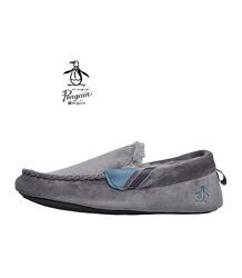 Фирменные мужские тапочки-мокасины на меху бренд - Original Penguin 41-42