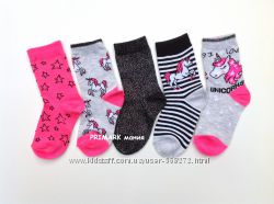 Шкарпетки для дівчаток Єдиноріг 23-26 євр Primark