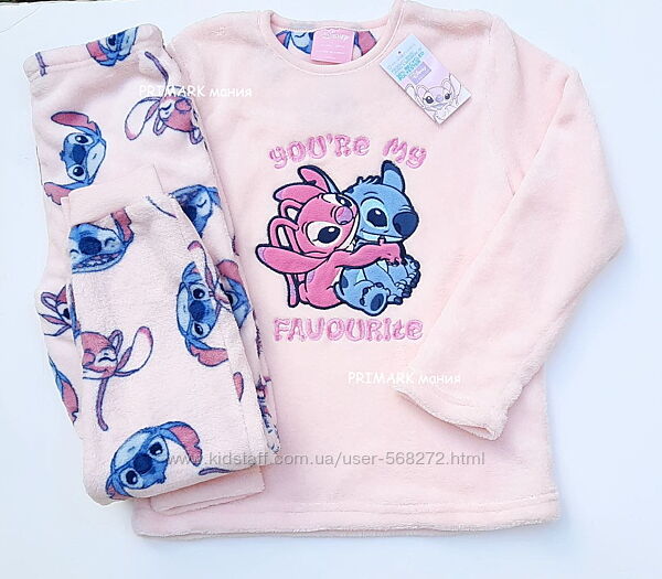 Флісова піжама для дівчаток Lilo & Stitch Disney