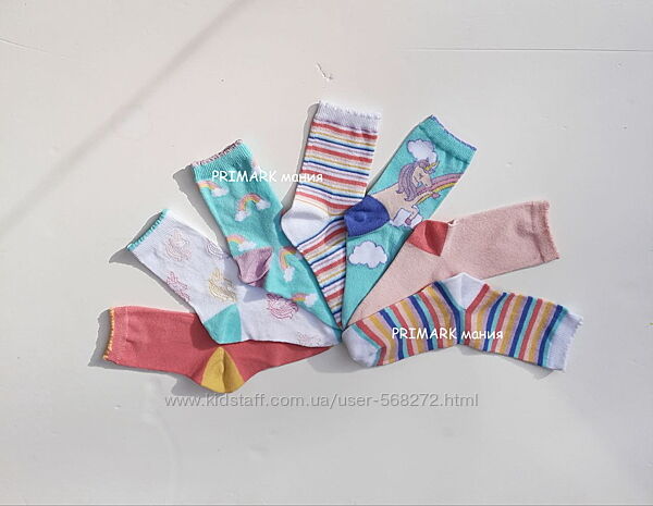 Шкарпетки для дівчат Єдиноріг Primark