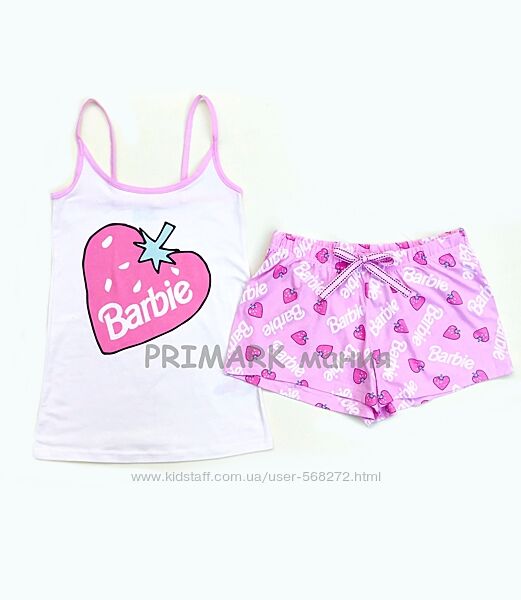Женская летняя пижама Барби Primark