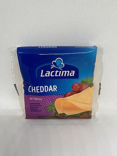 Сир lactima Cheddar 130 грам