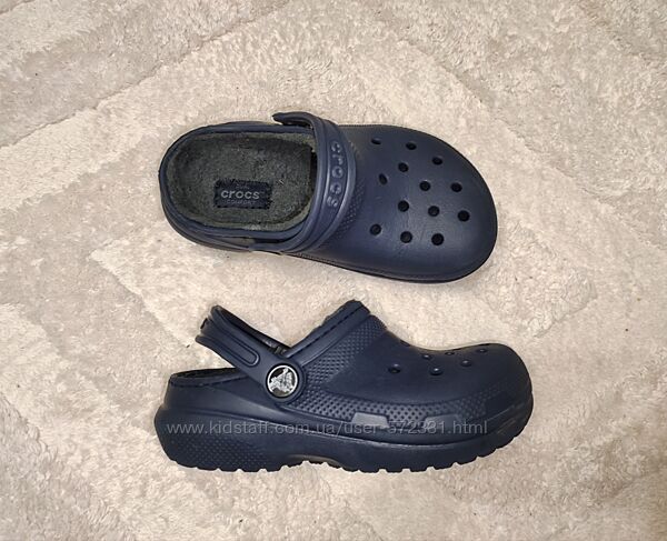 Crocs утеплённые сабо кроксы 