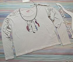 Бежевий реглан з принтом SuperTrash р. 164