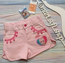 Рожеві трикотажні шорти Frozen Disney р. 4 роки